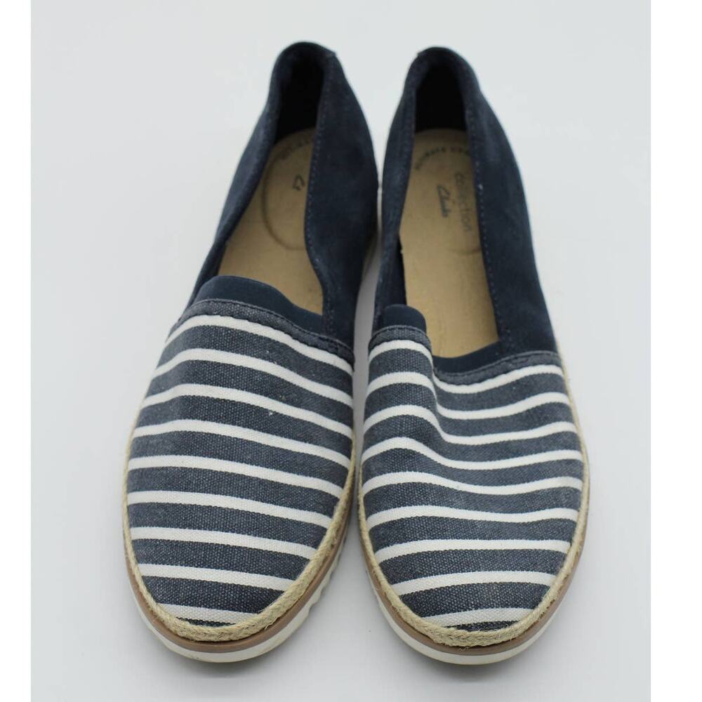 Collection Clarks ultimate comfort espadrille loafers‎ womens 7 coastal nautical